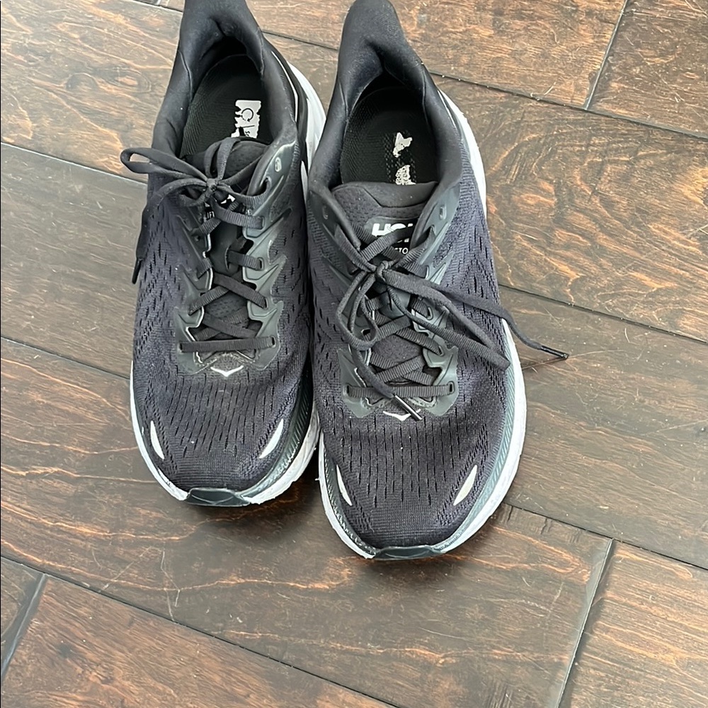Black Hoka Soft and light for every day.